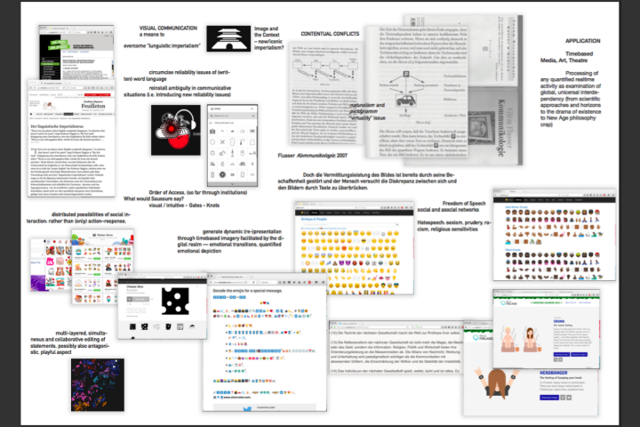 Background considerations by HfG students